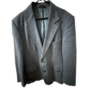 Vintage PENDLETON Men’s Gray Pen Striped Virgin Wool Blazer Size 44 (Large/XL)